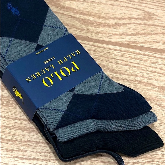 Polo Ralph Lauren Other - Polo Ralph Lauren Men's Dress Socks Cotton 3PK New